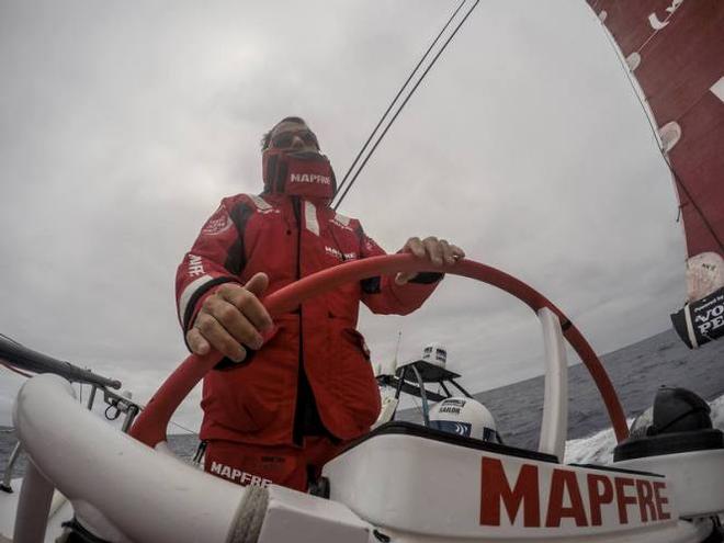 Onboard MAPFRE - Skipper Iker Martinez at the helm - Leg five to Itajai -  Volvo Ocean Race 2015 © Francisco Vignale/Mapfre/Volvo Ocean Race